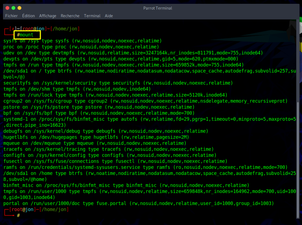 Mount Hacking - Linux Pentest - HackinGeeK